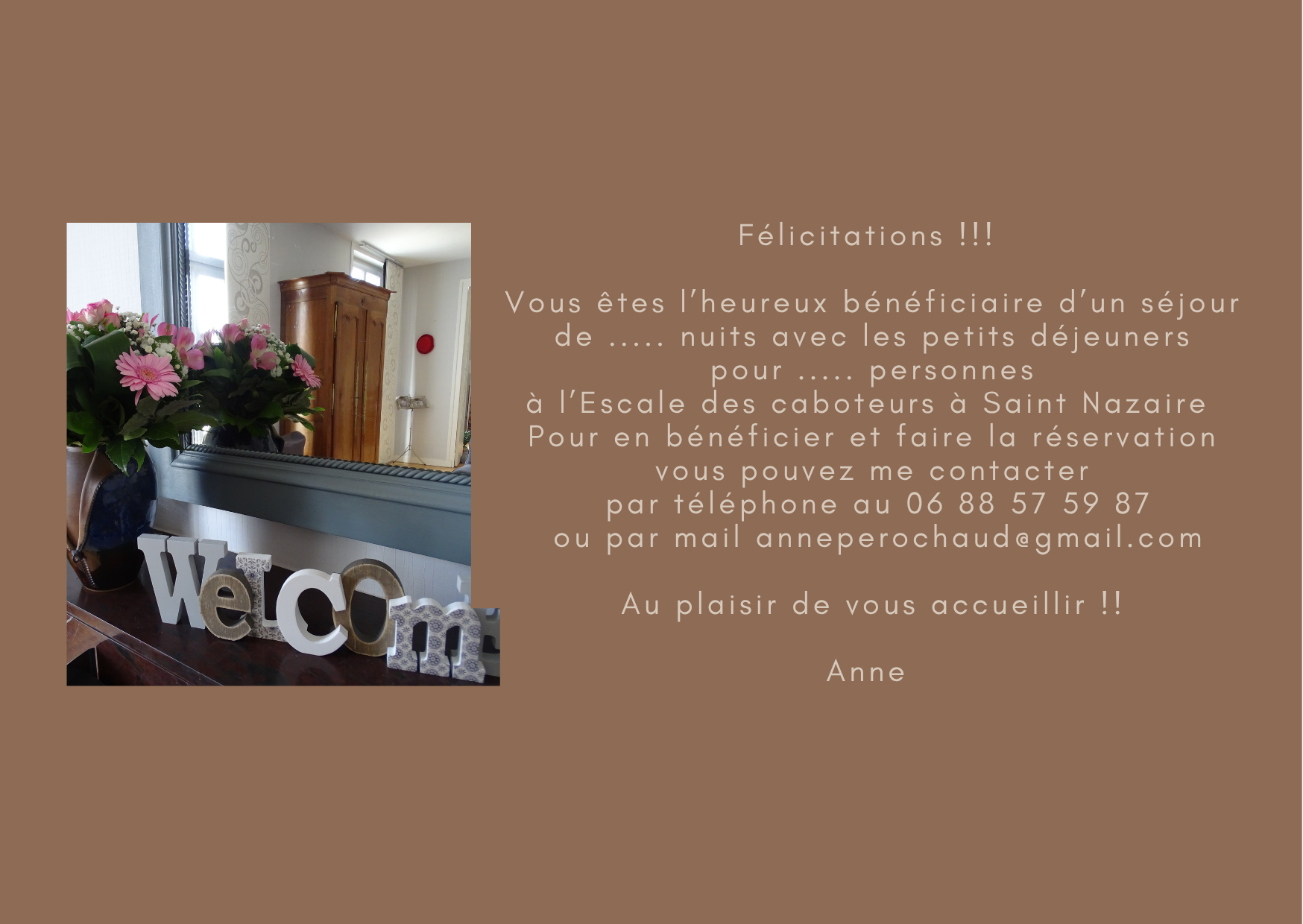 carte cadeau verso